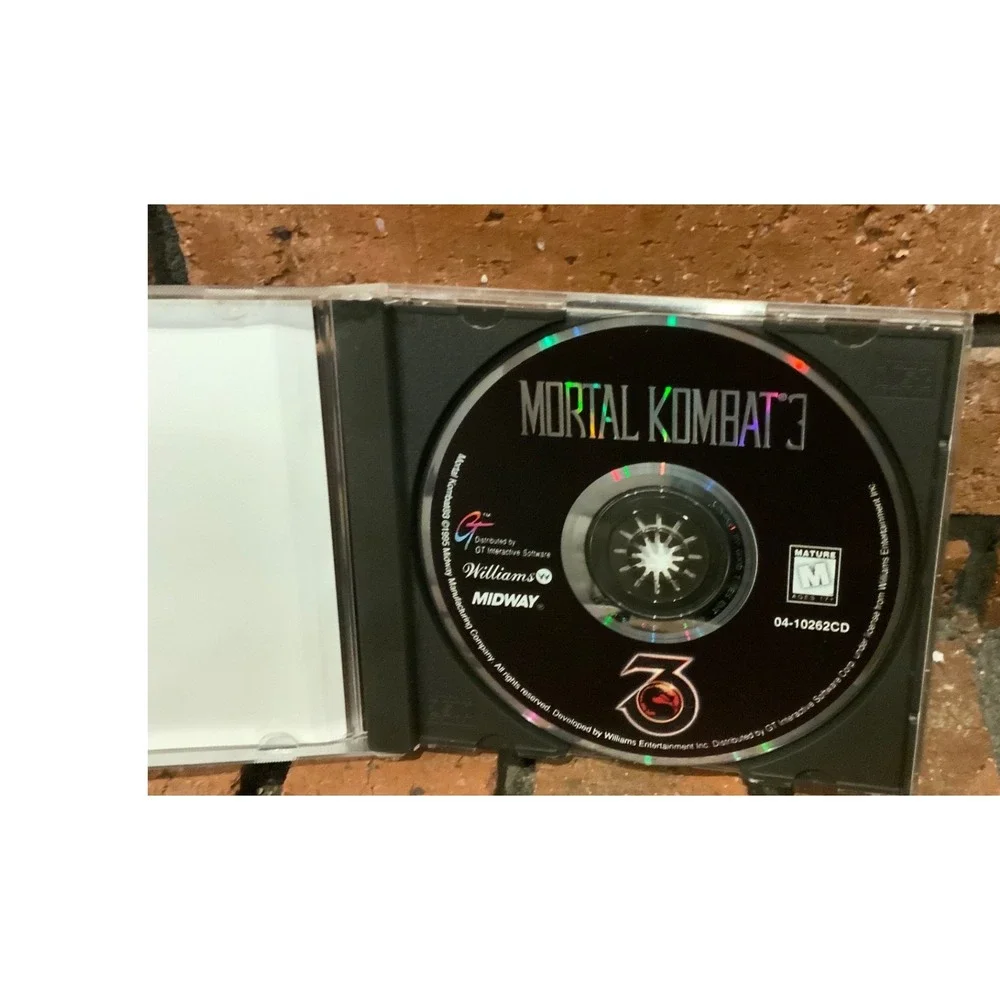 Mortal Kombat 3 PC CD-ROM 1995 Midway Williams GT Interactive Fighting Game
